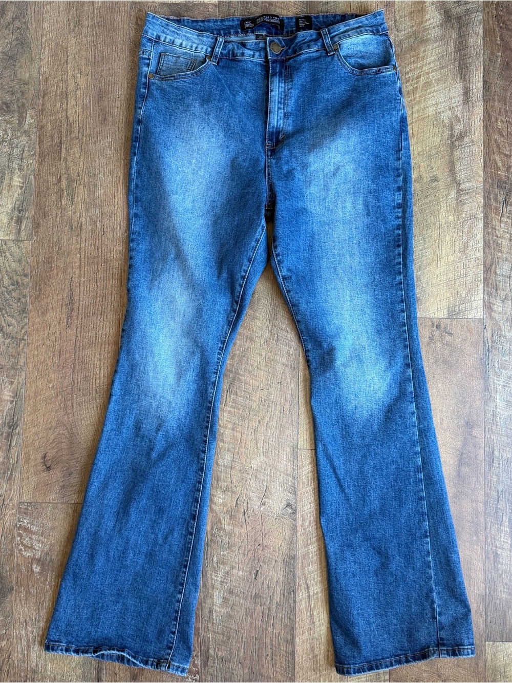 City Chic Women’s Jeans Harley High Rise Bootcut Demin Medium Wash 16